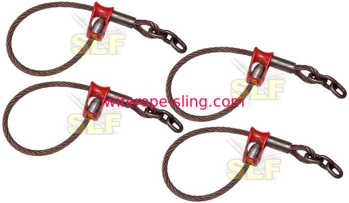 Oeil de bride de câble métallique et chat flexibles de pointe - style pour l'ensabotage/rondins mobiles