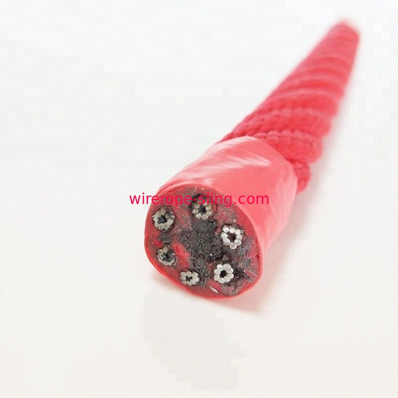 Carbone grimpant # 60 de câble d&#39;acier 16mm de corde d&#39;acier pour le cours de corde d&#39;enfants