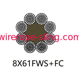 Câble métallique de levage de haut fourneau galvanisé avec une charge de rupture supérieure