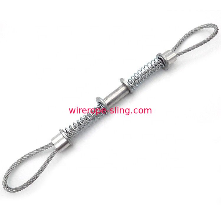 corde et bride de fil d'acier de Whipcheck de tuyau de 3.2mm avec les olives en aluminium