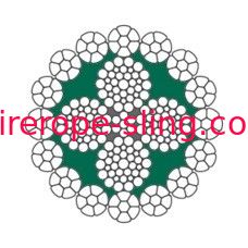 Grue télescopique levant la corde intérieure du câble métallique en métal LKS 16-4 CP plus tard étampée