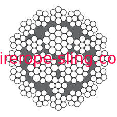 Grue à tour tournante levant la rotation enduite du câble métallique LKS 16-6 résistante