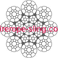 Grue de pont levant la corde LKS 8-4 C de fil d'acier tous les fils compacts