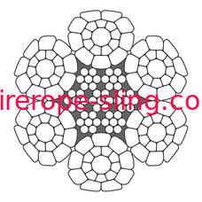 La sylviculture galvanisée par configuration standard lumineuse de câble métallique d'ordinaire Ropes Lks 6-3 C