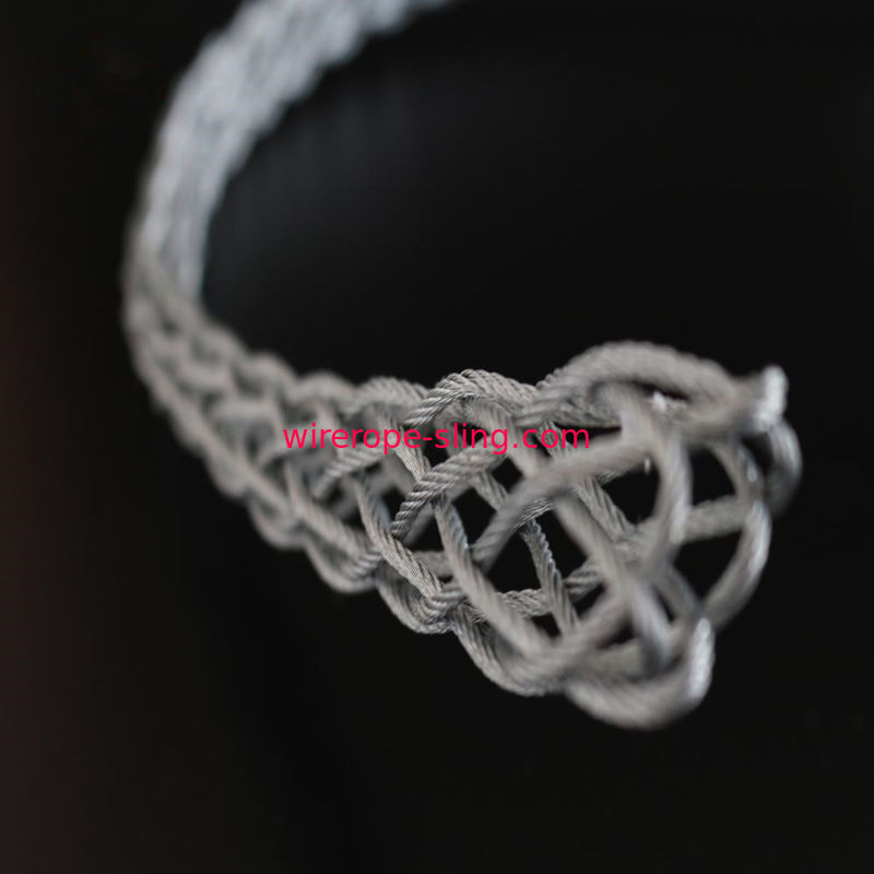 Poignée de tricotage simple de maille de voie de chaussette de câble de bride de câble métallique de double fil d'oeil en avant