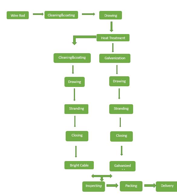 0.5mm 6mm 20mm 25mm 7x7 7x19 AISI304/316/316L ACIER INOXYDABLE Stainless Steel Wire Rope/Cable Price