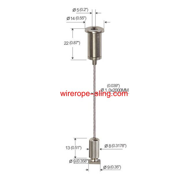 Matériel d'éclairage kit de suspension de filament linéaire yw86005