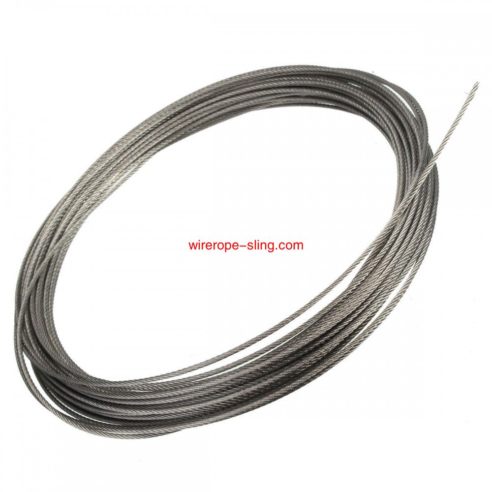 15m 316 corde à linge en acier inoxydable diamètre de la corde métallique 1,5mm