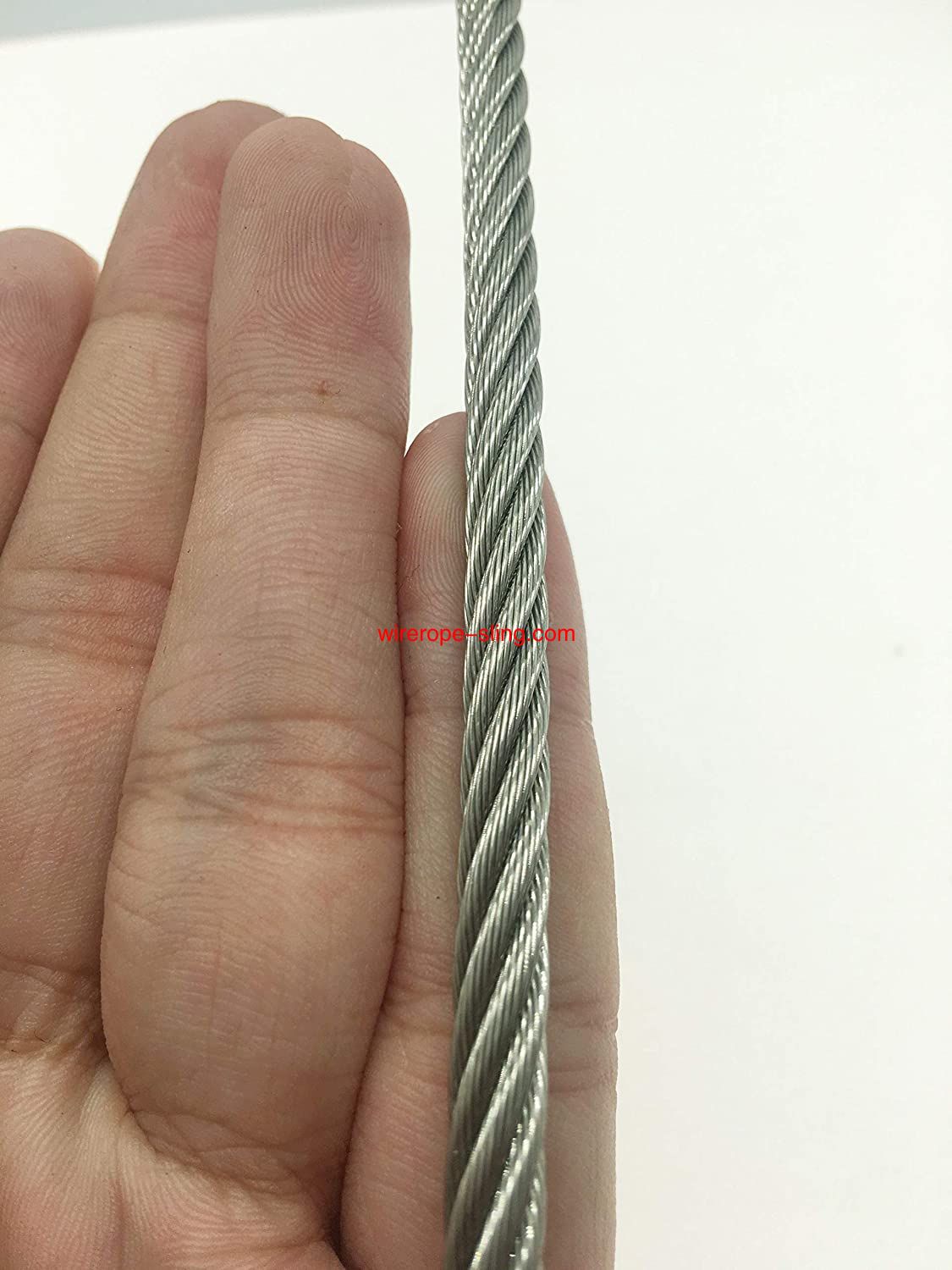 1 / 4 '' 304 câbles en acier inoxydable pour aéronefs spécifications militaires, lubrification, traction automobile, câbles de levage