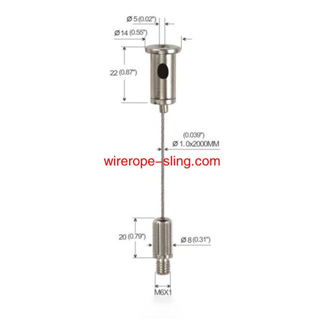 Système de suspension réglable du câble métallique du panneau d'achèvement de l'assemblage yw86003