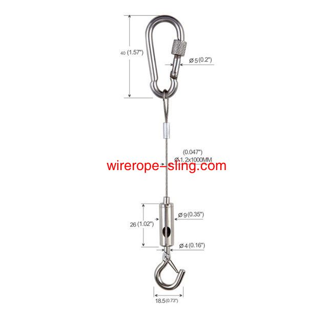 Système de suspension légère insonorisé en acier inoxydable yw86020