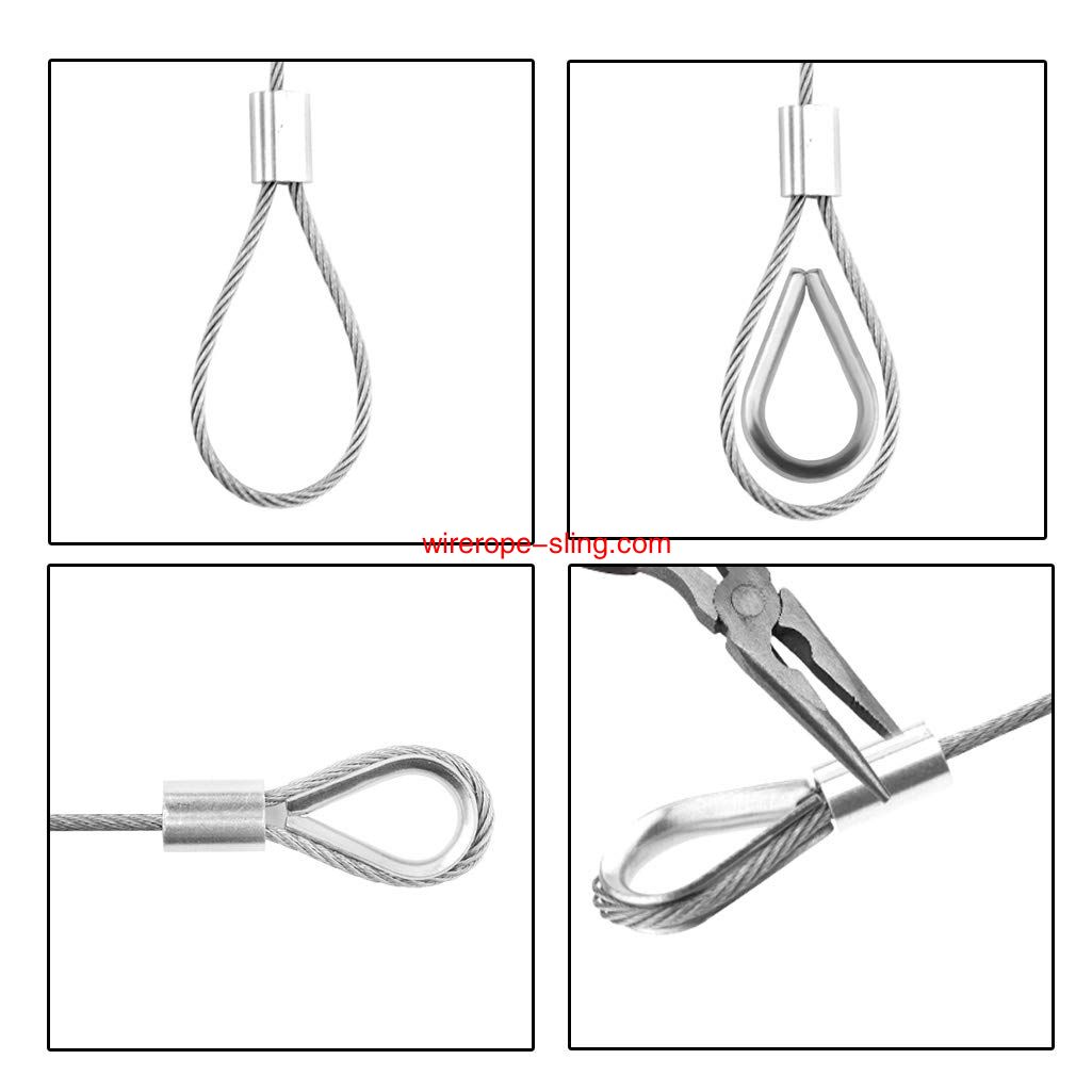 Câble de câble en acier inoxydable de 1 / 16 